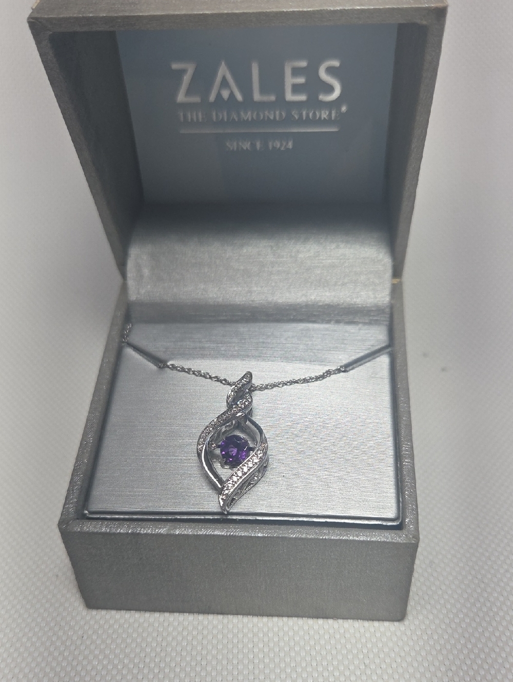 Unstoppable Love - Amethyst Infinity Pendent Necklace NWT